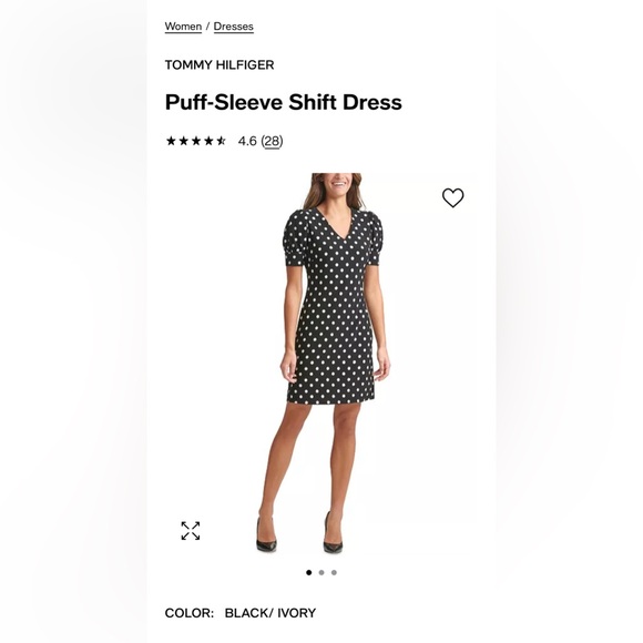 NWOT TOMMY HILFIGER NAVY DRESS SIZE 2 - Picture 5 of 5